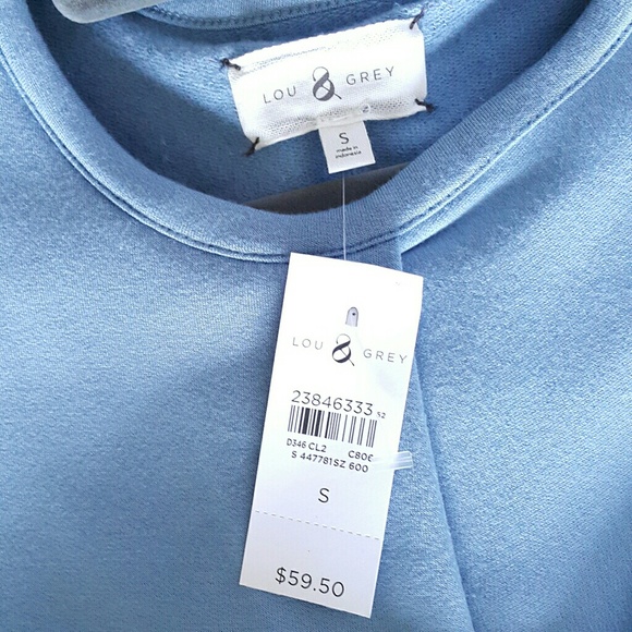 Lou & Grey Signaturesoft Twist Top in Blue - Picture 6 of 8